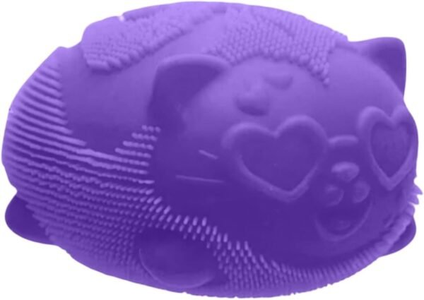 Cool Cats squishy sensory toy by NeeDoh Souq in teal — Image 2 of 8