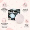 Soft pink NeeDoh Snowball sitting on a desk — Image 2 of 6