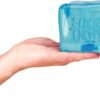 NeeDoh Souq giant Nice Berg – clear blue ice-cube sensory squish toy — Image 4 of 6