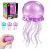 NeeDoh JellySquish Sparkle jellyfish squishy showing glitter dome and soft tentacles — Image 2 of 9