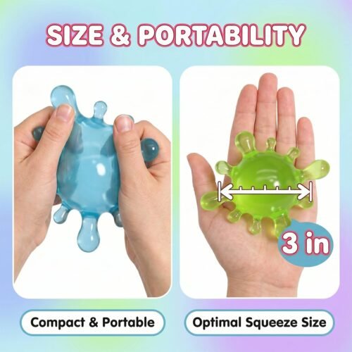 Purple NeeDoh SplootSplat squishy pullable blob fidget toy — Image 2 of 11