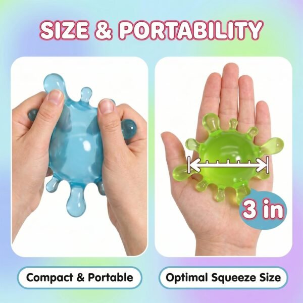 Purple NeeDoh SplootSplat squishy pullable blob fidget toy — Image 2 of 11
