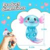 Glitter axolotl squishy two-pack showing pink and blue toys — Image 3 of 10