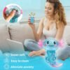 Glitter axolotl squishy two-pack showing pink and blue toys — Image 4 of 10