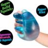NeeDoh Souq giant Nice Berg – clear blue ice-cube sensory squish toy — Image 3 of 6
