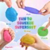 Cool Cats squishy sensory toy by NeeDoh Souq in teal — Image 5 of 8