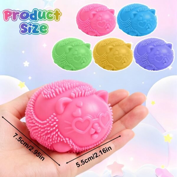 Cool Cats squishy sensory toy by NeeDoh Souq in teal — Image 8 of 8