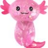 Glitter axolotl squishy two-pack showing pink and blue toys — Image 9 of 10