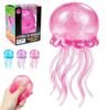 NeeDoh JellySquish Sparkle jellyfish squishy showing glitter dome and soft tentacles — Image 1 of 9