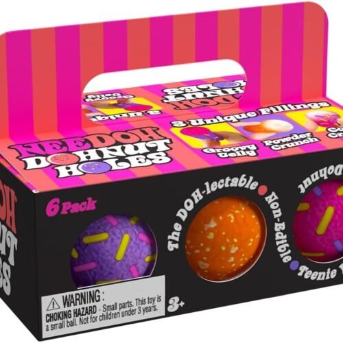 Squishy NeeDoh Dohnut Holes in three bakery-inspired designs — Image 2 of 3
