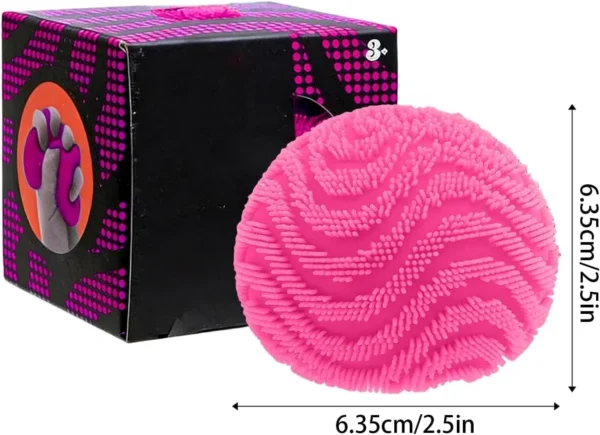 NeeDoh Fuzz Ball Wonder Waves – Velvet Squeeze Sensory Ball | NeeDoh Souq — Image 3 of 9