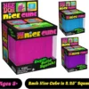 NeeDoh Nice Cube Super Solid slow-rise squishy fidget toy in translucent blue, pink, and purple — Image 3 of 7