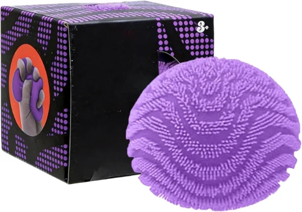 NeeDoh Fuzz Ball Wonder Waves – Velvet Squeeze Sensory Ball | NeeDoh Souq — Image 7 of 9