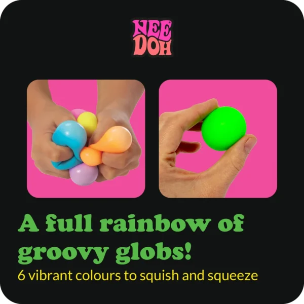 NeeDoh Rainbow 6-Pack Mini Stress Balls in All Six Colours — Image 9 of 11