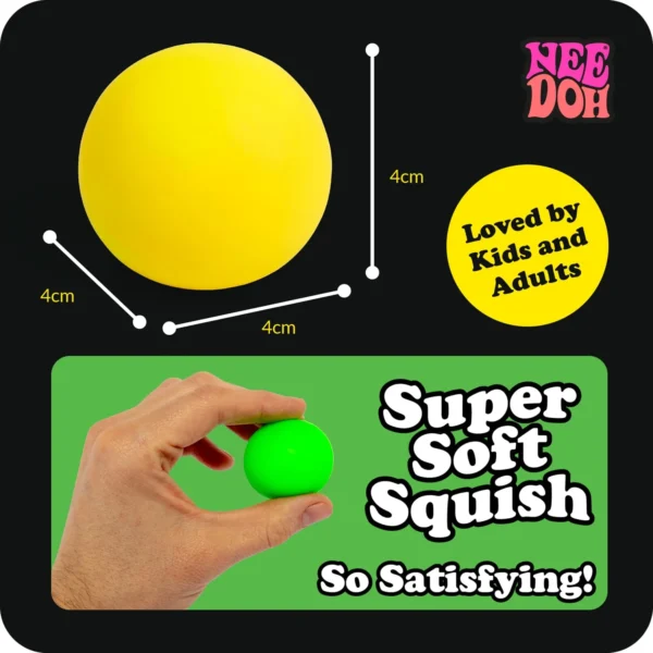 NeeDoh Rainbow 6-Pack Mini Stress Balls in All Six Colours — Image 11 of 11